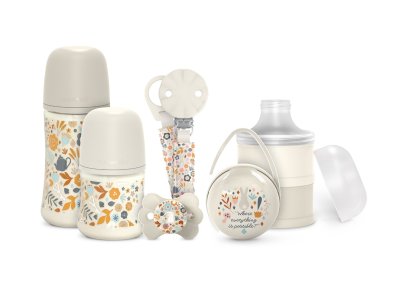 Suavinex Wonderland Novorozenecký set krémový