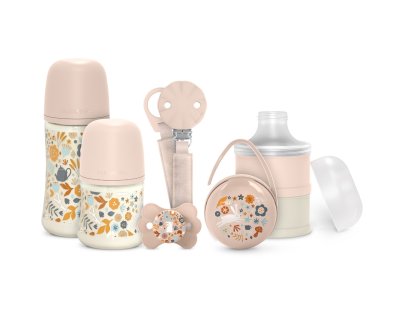 Suavinex Wonderland Novorozenecký set růžový