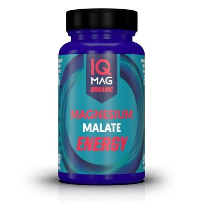 IQ Mag ENERGY organický hořčík malát + B6 90 tobolek