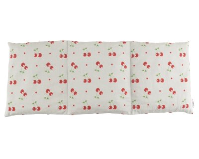 BocioLand Tříkomorový nahřívací pás s třešňovými pecičkami,  termofor - Cherry life, šedý