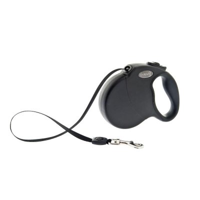 ferribiella Samonavíjecí vodítko - černé M