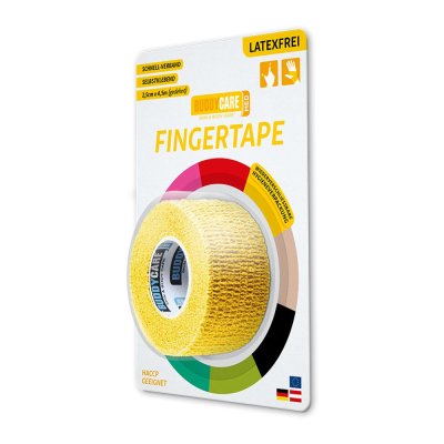BUDDYCARE®MED Náplast na prsty 2,5 cm x 4,5 m žlutá