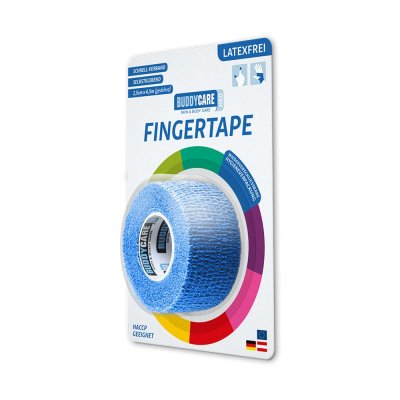 BUDDYCARE®MED Náplast na prsty 2,5 cm x 4,5 m modrá