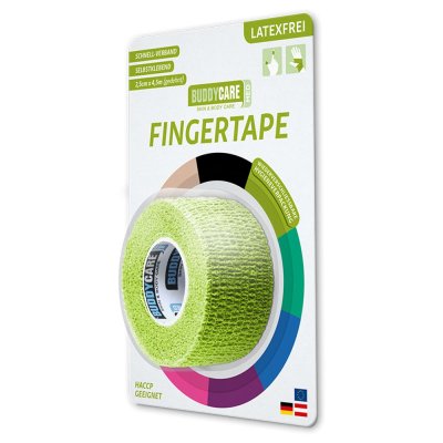 BUDDYCARE®MED Náplast na prsty 2,5 cm x 4,5 m neonově zelená