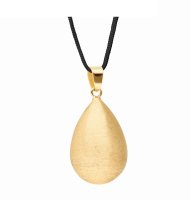 Bola Těhotenská rolnička 1 ks Drop Shape Gold