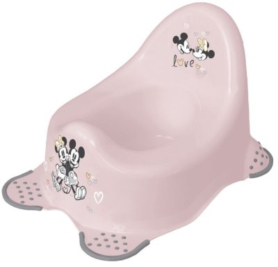 Keeeper Nočník Minnie Mouse s protiskluzem - pudrově růžový