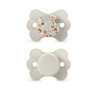 Suavinex Wonderland SX PRO Fyziologický dudlík 0-6m 2 ks krémový