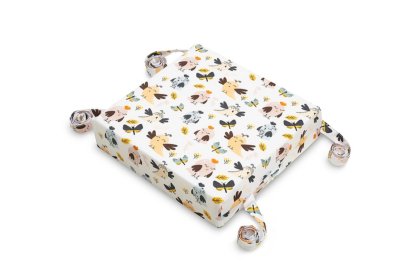 SENSILLO Dětský sedák na židli 32x32x8cm - barevní ptáčci