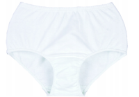 Angelika Bavlněné kalhotky s vysokým pasem, 6ks v balení, bílé, vel. 3XL