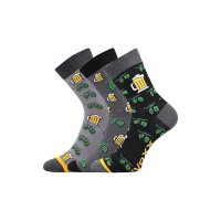 VoXX 3PACK pánské ponožky vícebarevné (Pivo-mix3) XL