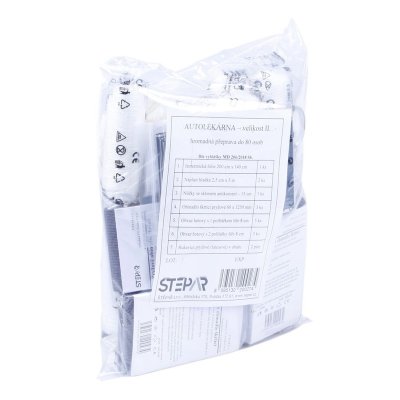 ŠTĚPAŘ Autolékárnička velikost II.- přeprava do 80 osob, náplň, 153/2023 Sb