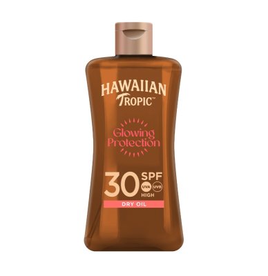 Hawaiian Tropic Glowing Protection SPF30 suchý olej na opalování 100 ml