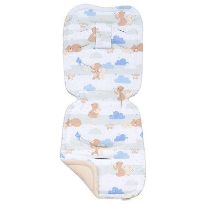 Mamo Tato Vložka do kočárku prošívaný Velvet - Medvídci v béžové