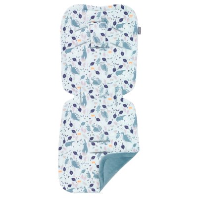 Mamo Tato Vložka do kočárku prošívaný Velvet PREMIUM Lesní svět, zelená