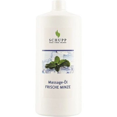 Schupp Masážní olej čerstvá máta - 1000 ml