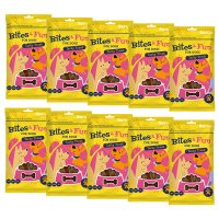 Akinu BITES & FUN Kuřecí kousky pamlsek pro psy 10 x 85 g