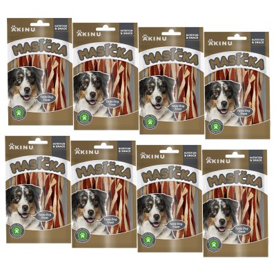 Akinu MASÍČKA Jehněčí twister pamlsek pro psy 8 x 75 g