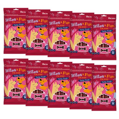 Akinu BITES & FUN Kachní prsíčka pamlsek pro psy 10 x 85 g