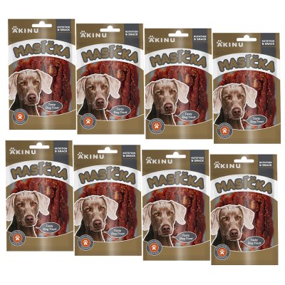 Akinu MASÍČKA Kachní prsíčka pamlsek pro psy 8 x 75 g