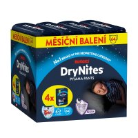 DryNites natahovací kalhotky na noc pro chlapce JUMBO box 4-7let/17-30kg/4x16ks
