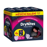 DryNites natahovací kalhotky na noc pro dívky JUMBO box 8-13 let / 30-48kg / 4x13ks