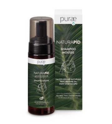 Purae Naturapìd Pěnový šampon proti vším s esenciálními oleji 150 ml
