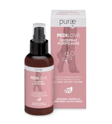 Purae Pedilove Deodorační sprej na nohy s esenciálními oleji 100 ml