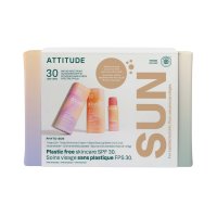 ATTITUDE Oceanly Set péče o pleť a rty SPF30 3 ks