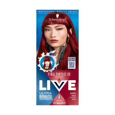 Live Ultra Brights Barva na vlasy 026 temná červená 50 ml