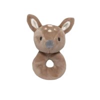 Tulilo Plyšové chrastítko Srnka, 18cm - béžová