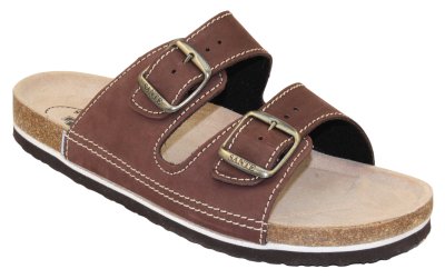 SANTE Pánské pantofle N/26/52/H/CP Hnědá v.43