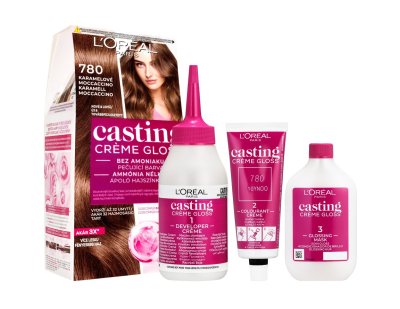 Loréal Paris Casting Creme Gloss 780 karamelové moccaccino barva na vlasy