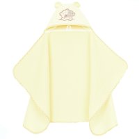 Mamo Tato Maxi osuška, pončo s kapucí Medvídek, 70x120cm - smetanová