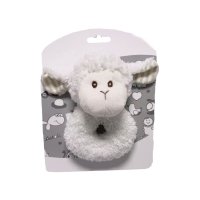 Tulilo Plyšové chrastítko Ovečka - smetanově bílá