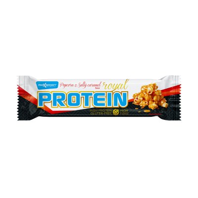 Max Sport Royal Proteinová tyčinka popcorn a slaný karamel 60 g