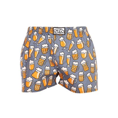 Styx Pánské trenky art klasická guma pivo (A1357) S