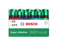Bosch Super Alkaline AA LR6 + AAA LR03 baterie 10+6 ks