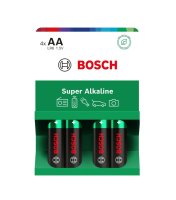 Bosch Super Alkaline AA LR6 baterie 4 ks
