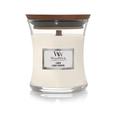 Wood Wick Vonná svíčka Linen 85 g