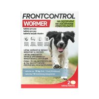 FRONTCONTROL Wormer tablety pro psy 10 kg 2 tablety FRONTCONTROL Wormer tablety pro psy 10 kg 2 tablety