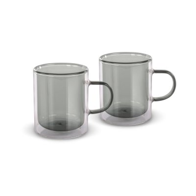 LAMART LT9121 Vaso sklenice na čaj 350 ml 2 ks černé