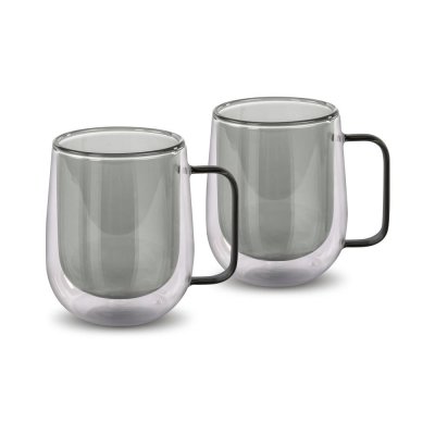 LAMART LT9123 Vaso sklenice na čaj 250 ml 2 ks černé