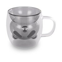 LAMART LT9126 Vaso sklenice bear 230 ml 2 ks černé