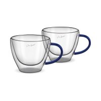 LAMART LT9116 Vaso sklenice cappuccino 190 2 ks modré