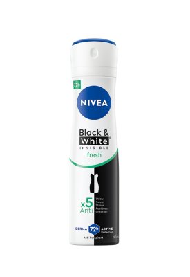Nivea Sprej AP Black&White Fresh 150 ml