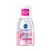 Nivea Rose Touch dvoufázový odličovač očí a make-upu 100 ml