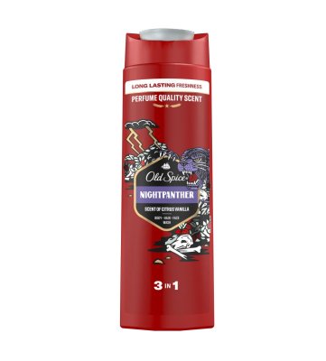 Old Spice Night Panther Pánský sprchový gel 3v1 400 ml