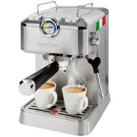 ProfiCook ES-KA 1267 espresso 2v1 (20 barů),pákové, nástavec na kapsle