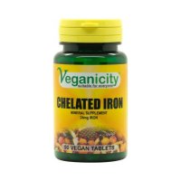 Veganicity CHELATED IRON - chelát železa 24 mg 90 tablet