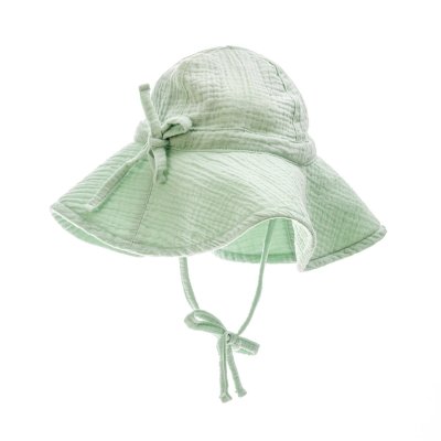 T-tomi BIO Mušelínový klobouček Mint (1-2 roky)